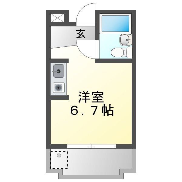 クラウンプラザ往完の間取り