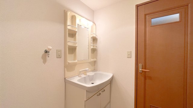 ソレイユＭの洗面所