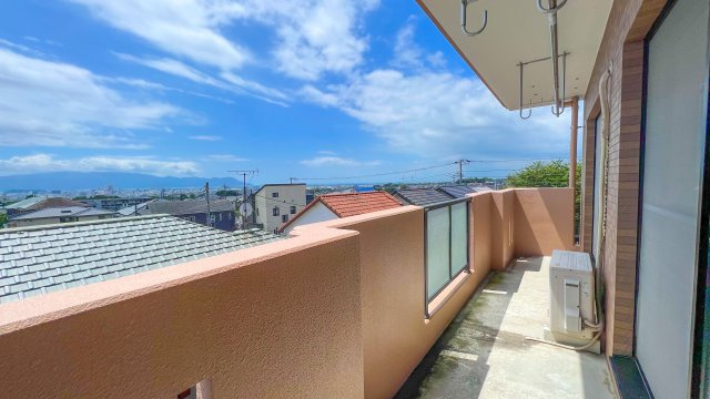 ソレイユＭのバルコニー