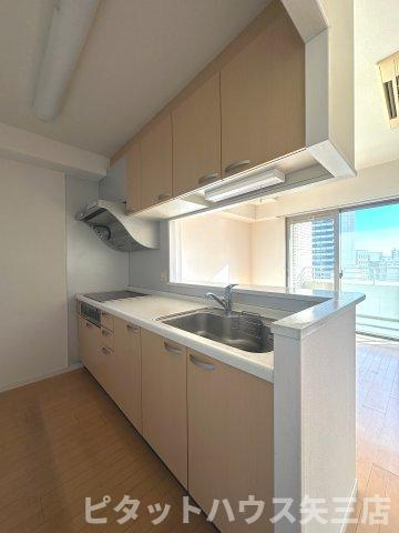 幸町シュンレジデンスのキッチン|使いやすいキッチンです