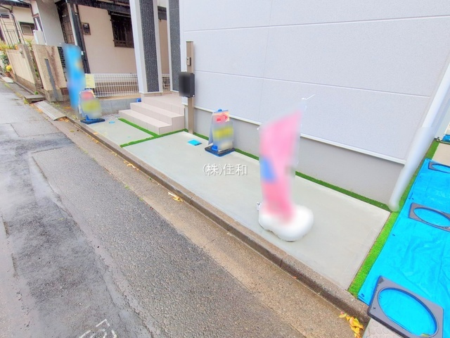 【新築分譲住宅】川越市今福R1-Aの前面道路含む現地写真