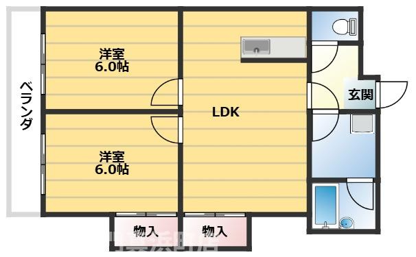 ローズハイツの間取り