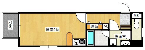 ロマネスク通町第2の間取り