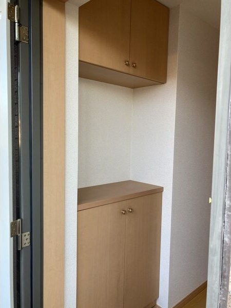 千寿パレスの玄関