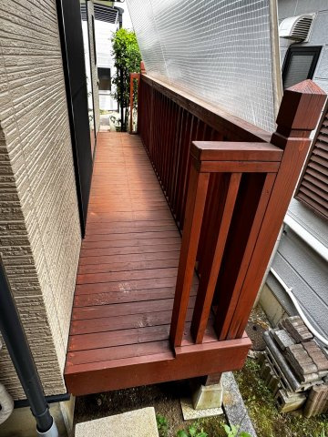 屋敷田　中古戸建のバルコニー