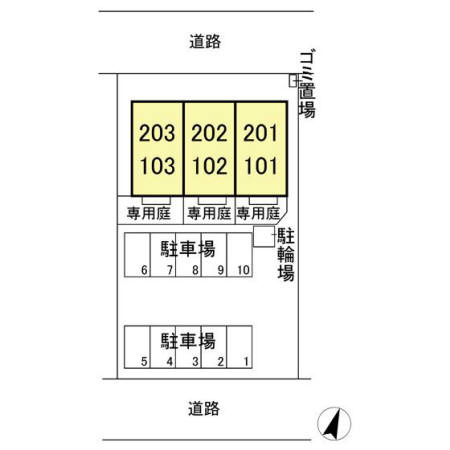 アマポーラの区画図