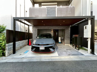 【前面道路含む現地写真】 | ハイルーフ車駐車可能な大型車庫つき
2025年7月25日撮影