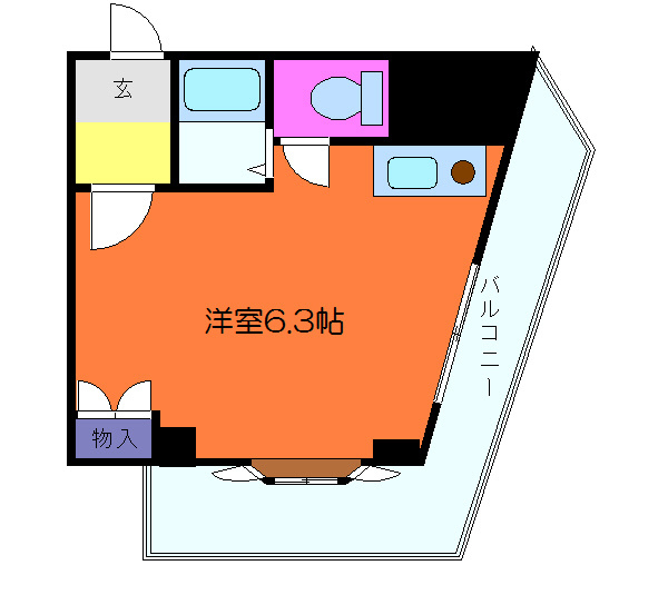 ヒルズ六甲の間取り