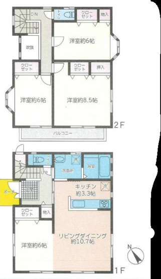 千葉市稲毛区園生町　中古戸建