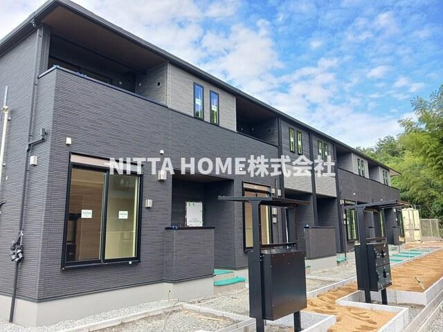 ハーモニー福知山　Ｂ棟の外観|ペット可＊ネット無料やエアコン２台、太陽光発電システム搭載◇