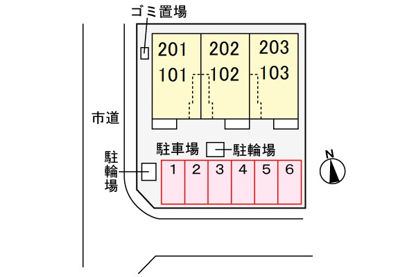 ウィステリア　C.D.Sの区画図