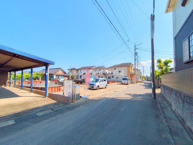 ハートフルタウン上田楽6期の前面道路含む現地写真