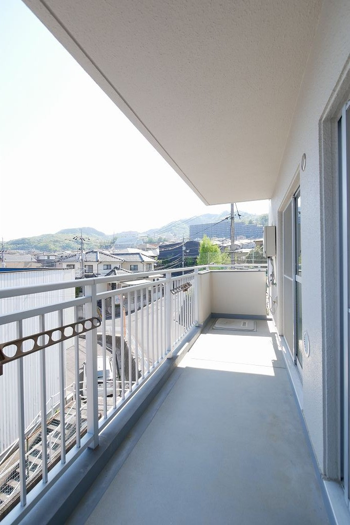 オハイオハイツのバルコニー|オハイオハイツ302号室　