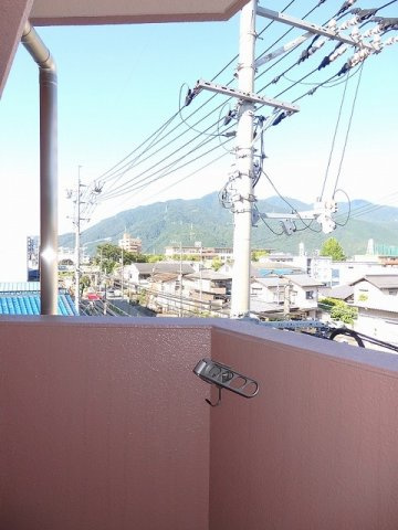 セゾン升本のバルコニー|陽当たり良好なバルコニーです