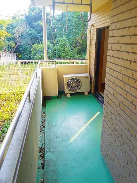 松戸ハイツ第一のバルコニー