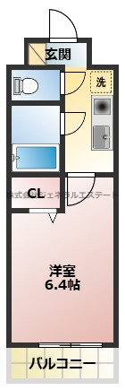 メリックビルの間取り