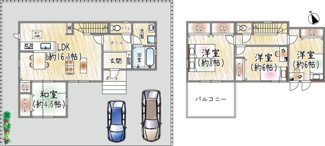 【間取り】 | 笹部2丁目 | 2号棟