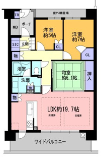 【間取り】 | ■空家になりました■ア・デイ彩都B棟