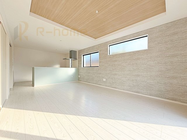 常総市豊岡町3期　新築戸建て　2号棟の外観|ご予約を頂ければ、『平日』はもちろん『早朝』や『夜間』もご見学可能です♪お気軽にお申し付けください♪