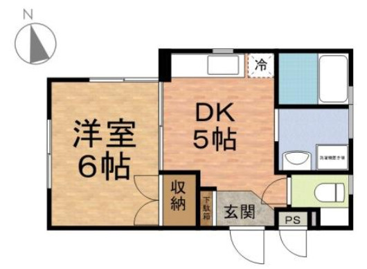 ハイツペリエ2の間取り