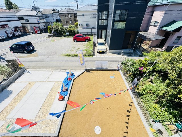 柏市光ヶ丘４丁目新築戸建【酒井根東小学校：6分】の展望|バルコニーより道路側眺望