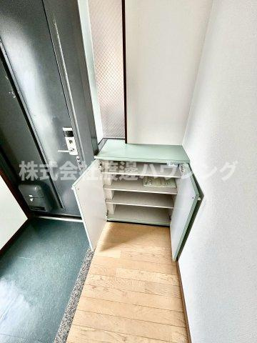 ハイム緑地公園の収納|下駄箱付き