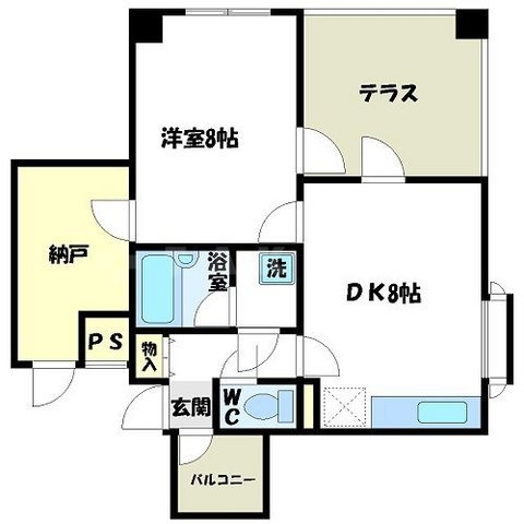ハイム緑地公園の間取り