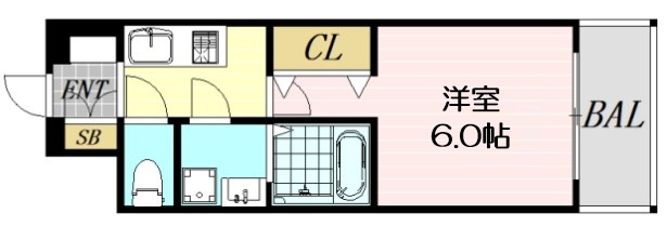 【間取り】 | レジュールアッシュ福島レジデンス 