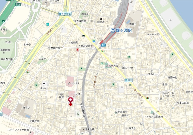 ガーデンズメゾンＢの地図|★案内図★