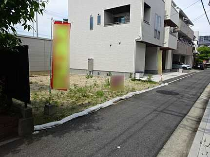 南区霞2丁目の前面道路含む現地写真