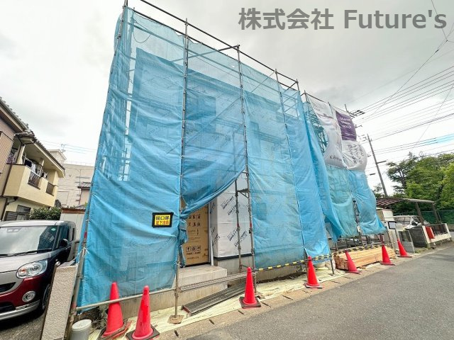 吉川市保　新築戸建　全1棟の外観|現地の写真になります。