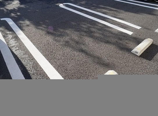 清水町アパートの駐車場