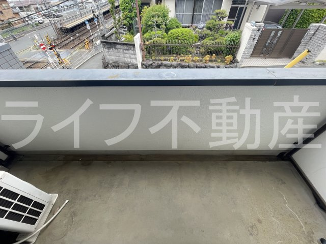 プラットホーム額田駅前店のバルコニー