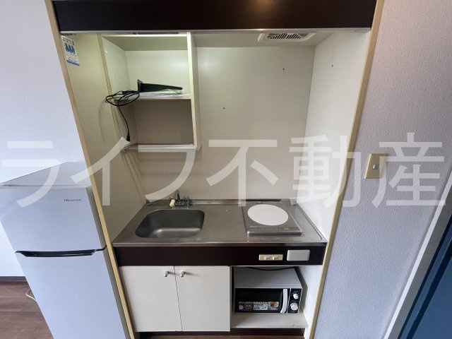 プラットホーム額田駅前店のキッチン