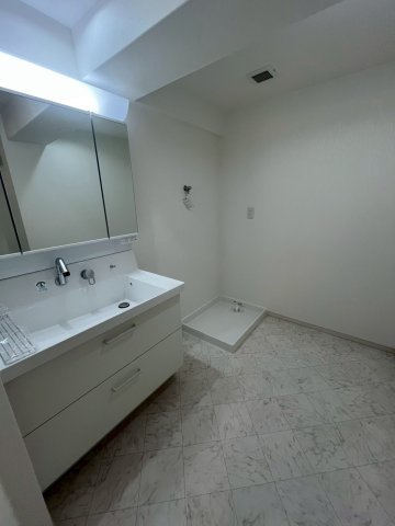 朝日プラザシティサザンパークI棟　最上階メゾネットタイプの独立洗面台