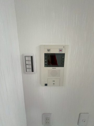 朝日プラザシティサザンパークI棟　最上階メゾネットタイプの防犯設備|モニター付きインターホン