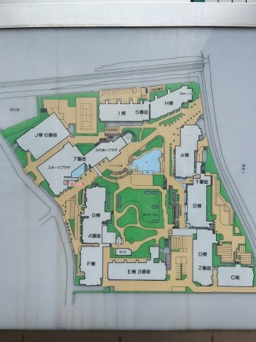 朝日プラザシティサザンパークI棟　最上階メゾネットタイプの区画図|公園などもあり子育て世帯にもおすすめです