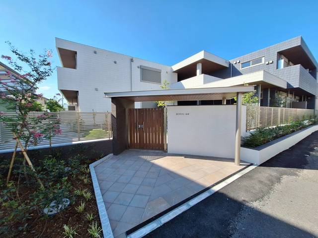 藤沢市鵠沼海岸７丁目の賃貸マンションの外観|新築２０２４．８完成　旭化成のＺＥＨーＭ対応子育て共感住宅『ＢＯＲＩＫＩ』