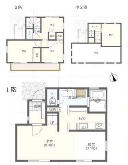 田原台9丁目　中古一戸建ての間取り|間取り図はいかがですか？ご希望を叶える間取りですか？リビングの広さは？水回りの位置は？カウンターキッチン？など色々な情報が集約されています。弊社ではリフォームなどのご相談も承っております。