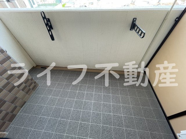 Luxe布施北Ⅱ（ラグゼ布施北Ⅱ）のバルコニー|広々としたバルコニーです