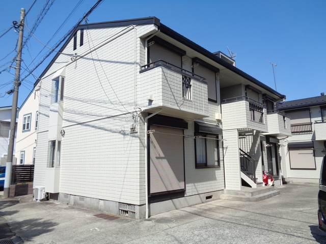 平塚市桃浜町のアパートの外観|耐震性に優れたセキスイハイム施工