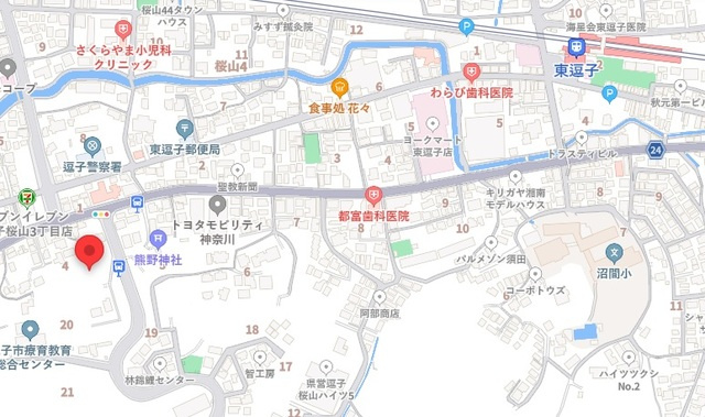 Ａｉｒｅ　Ｖｉｌｌｅ　Ｚｕｓｈｉ（アエルビーレ　ズシ）の地図