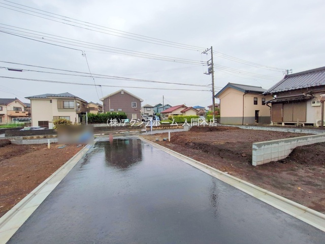 入間市寺竹・全4区画　建築条件なし土地　1区画の前面道路含む現地写真|現地写真　2025年5月6日撮影