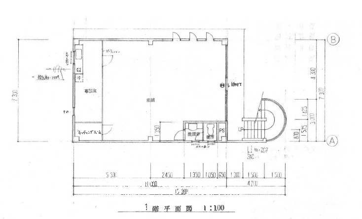 高林東町貸テナントの間取り