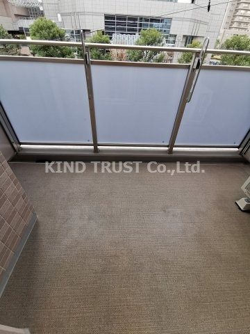 ザ・パークハビオ天満橋のバルコニー|広々としたバルコニーです