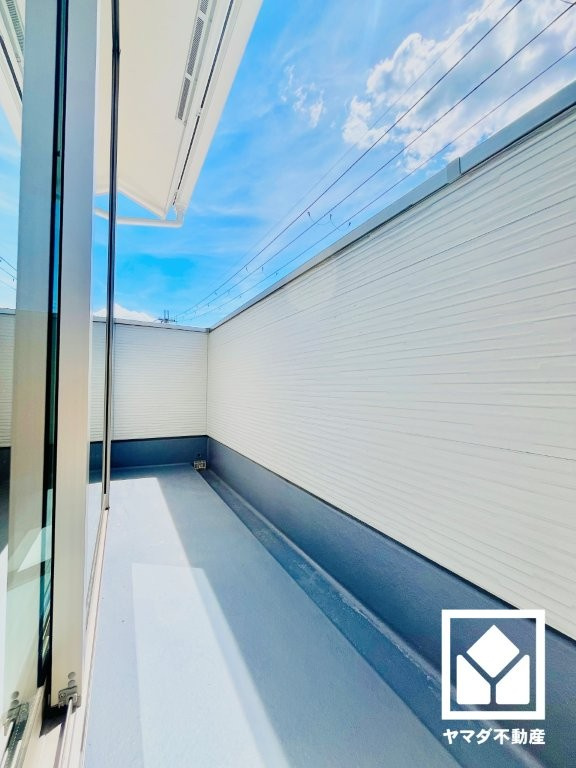 伏見区日野西大道町　２期　２号地のバルコニー