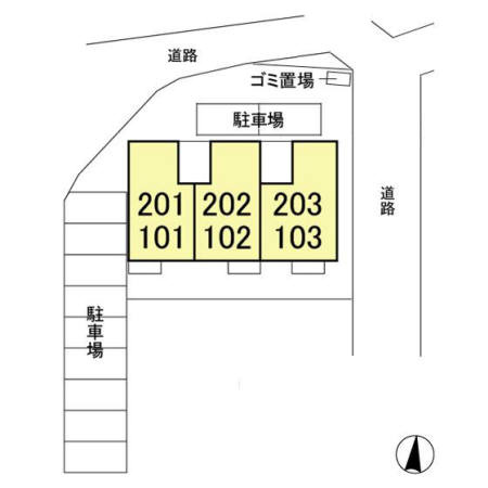 エミナン３の区画図