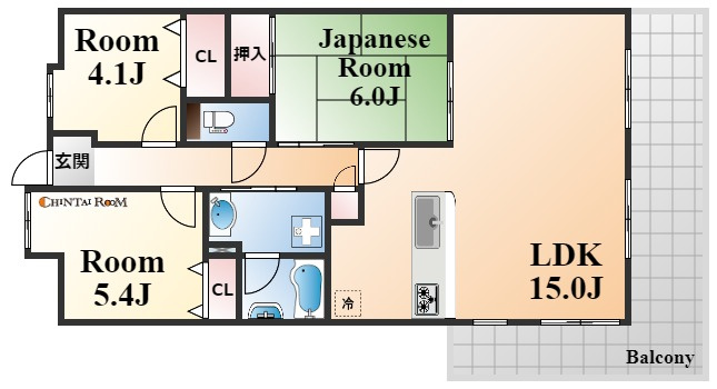アーバネックス芦屋業平の間取り