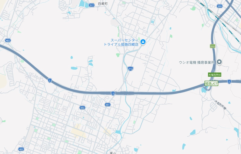姫路市奥山　　　中古戸建の地図