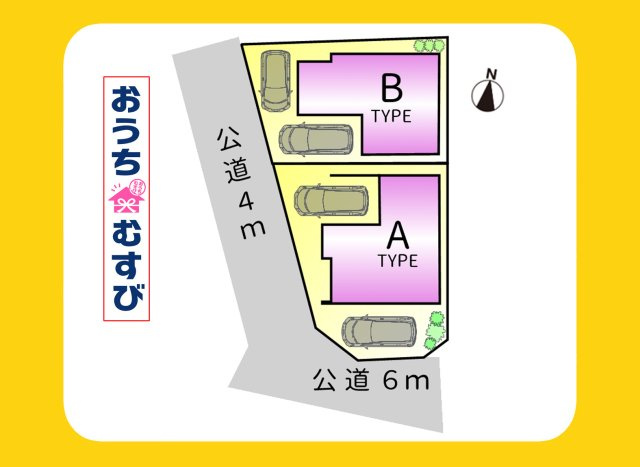 尾張旭市桜ケ丘の区画図